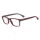 Armani EA3147F Eyeglass Frames 5751-55 - Matte Bordeaux