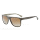 Armani EA4014 Sunglasses 5105T5-56 - Top Military On Camoufflage Frame, Polar Brown Gradient Lenses