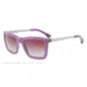 Armani EA4017 Progressive Prescription Sunglasses EA4017-51284Q-53 - Lens Diameter 53 mm, Frame Color Opal Violet/brown
