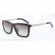 Armani EA4017F Sunglasses 501711-53 - Black/violet Frame, Gray Gradient Lenses