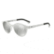 Armani EA4045 Sunglasses 53446G-51 - Matte White Frame, Light Grey Mirror Silver Lenses