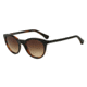 Armani EA4061 Sunglasses 504913-49 - Black On Havana Frame, Brown Gradient Lenses