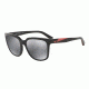 Armani EA4070F Sunglasses 50176G-55 - Black Frame, Grey Mirror Black Lenses