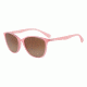 Armani EA4073 Sunglasses 550713-56 - Opal Coral Frame, Brown Gradient Lenses