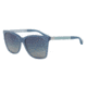 Armani EA4075 Sunglasses 55054L-57 - Opal Azure Blue Frame, Light Grey Grad Dark Blue Lenses