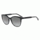 Armani EA4101F Progressive Prescription Sunglasses EA4101F-556611-56 - Lens Diameter 56 mm, Frame Color Black/tr Striped Grey