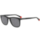 Armani EA4105F Sunglasses 500181-53 - Matte Black On Black Frame, Polar Grey Lenses