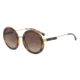 Armani EA4106 Sunglasses 502613-51 - Dark Havana Frame, Brown Gradient Lenses