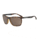 Armani EA4107 Single Vision Prescription Sunglasses EA4107-508973-59 - Lens Diameter 59 mm, Frame Color Matte Havana