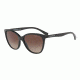 Armani EA4110 Sunglasses 500113-55 - Black Frame, Brown Gradient Lenses