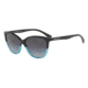 Armani EA4110 Sunglasses 56328G-55 - Black Azure Frame, Grey Gradient Lenses
