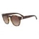 Armani EA4113F Sunglasses 502613-51 - Dark Havana Frame, Brown Gradient Lenses