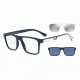 Armani EA4115 Sunglasses 56691W-54 - Matte Dark Blue Frame, Clear Lenses