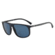 Armani EA4118 Sunglasses 569280-59 - Blue Rubber Frame, Blue Lenses