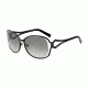 Armani Exchange AX2009S Sunglasses 600011-59 - Black Frame, Grey Gradient Lenses
