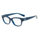 Armani Exchange AX3026 Eyeglass Frames 8172-52 - Blue Navy Milky Frame
