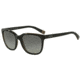 Armani Exchange AX4031F Sunglasses 184011-55 - Black/dk Grey Transparent Frame, Grey Gradient Lenses