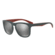 Armani Exchange AX4058S Sunglasses 82006G-55 - Matte Smoked Pearl Frame, Grey Mirror Silver Lenses