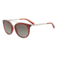 Armani Exchange AX4068S Sunglasses 82418E-55 - Transparent Ruby Red Frame, Green Gradient Lenses