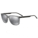 Armani Exchange AX4070SF Sunglasses 82396G-58 - Transparent Magnet Grey Frame, Light Grey Mirror Black Lenses