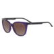 Armani Exchange AX4072S Sunglasses 823613-55 - Transparent Purple Frame, Brown Gradient Lenses