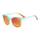 Armani Exchange AX4077S Sunglasses 82566Q-55 - Transp Blue/Transp Orange Frame, Grey Mirror Red/yellow Lenses