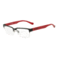 Arnette CONTEMPORARY AN6101 Progressive Prescription Eyeglasses, 53mm, Fuzzy Black, AN6101-662-53-PRO