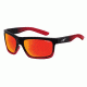 Arnette Easy Money Sunglasses, Black Fade/Cherry Frame, Red Mirror Lens AN4190-07