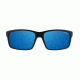 Arnette Fastball Sunglasses, Fuzzy Black Frame, Blue Mirror Lens-AN4202-03