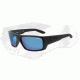 Arnette Munson Sunglasses - Gloss Black Frame and Blue Mirror Lens AN4164-03