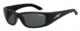 Arnette Quick Draw Sunglasses, Fuzzy Black Frame, Polarized Grey Lens AN4178-07
