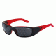 Arnette Quick Draw Sunglasses, Matte Red/Black Fade Frame, Grey Lens AN4178-02