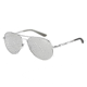 Arnette Trooper Sunglasses, Polished Chrome Frame, Chrome Mirror Lens AN3065-05