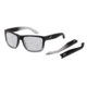 Arnette Witch Doctor Sunglasses, Fuzzy Black Fade Frame, Chrome Mirror Lens AN4177-18