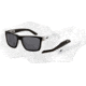 Arnette Witch Doctor Sunglasses - Gloss Clear with Black Film Front / Fuzzy Clear Frame and Grey Lens AN4177-06