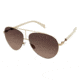 Balmain 2103 Sunglasses - Frame Gold / Ivory, Lens Color Gradient Brown, Size 59/13mm BL210303