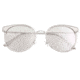 Bertha Brielle Polarized Sunglasses - Women's, Clear/Clear, One Size, BRSBR040GY