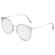 Bertha Brielle Polarized Sunglasses - Women's, Clear/Clear, One Size, BRSBR040GY