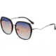 Bertha Hensley Polarized Sunglass - Womens, Black/Blue-Pink, One Size, BRSBR048BP