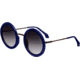 Bertha Quant Handmade in Italy Sunglass - Womens, Navy, One Size, BRSIT110-3