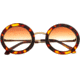 Bertha Quant Handmade in Italy Sunglass - Womens, Tortoise, One Size, BRSIT110-2