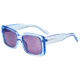 Bertha Wendy Polarized Sunglasses - Womens, Periwinkle Frame, Purple Lens, Periwinkle/Purple, One Size, BRSBR052C6