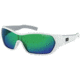 Bobster Bobster Aria Sunglasses, Matte White, Blue/Green Lens, BARI102