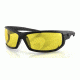 Bobster AXL Sunglasses, Black Frame, Anti-Fog Sunglasses, Yellow Lenses EAXL001Y