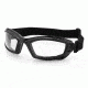 Bobster Bala Goggles, Matte Blk, Anti-fog Clear, Z87 BBAL001C