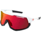 Bobster Freewheel Sunglasess - Matte White/gloss Black Frame W/ Smoke Black Red Revo/yellow/clear Lenses - BFRE01