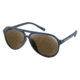 Bobster Bobster Maverick Sunglasses, Matte Navy Frame, Brown/Silver Lens, BMAV103HD