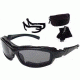 Bobster Road Hog II Convertible Goggles - Sunglasses Action Eyewear RX Prescription Lens System