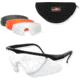 Bobster Safety Shooting Glasses with 3 Interchangeable Lenses, ESB115AC