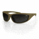 Bobster Zulu Ballistics Eyewear, Coyote Tan Frame, Anti-fog Smoked EZUL001CT